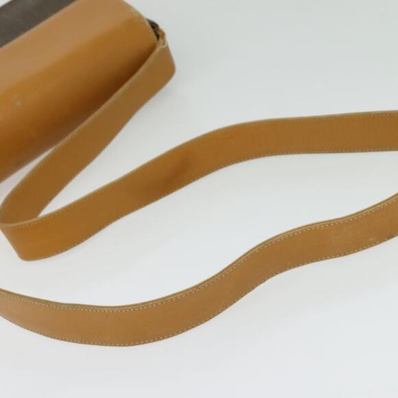 GUCCI Shoulder Bag Canvas Leather Brown Gold - Picture 7 of 16